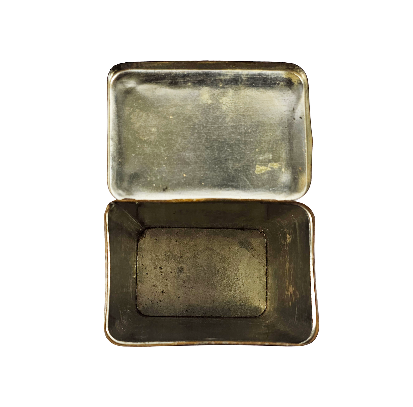 Antique 1910 King Edward VII & Queen Alexandra Commemorative Tea Tin interior