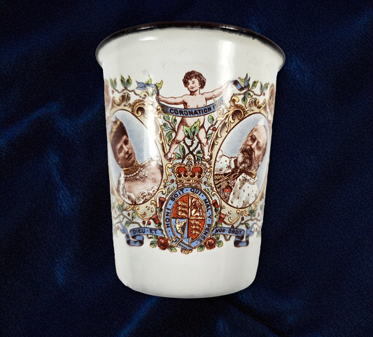 King Edward Enameled Coronation Cup