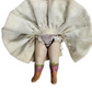 antique painted doll legs